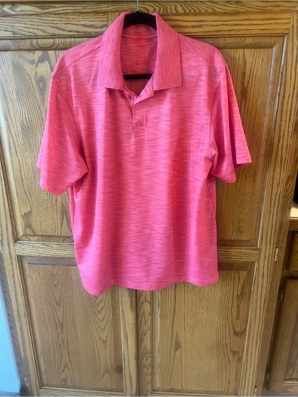 Men's Coral Short-Sleeve Polo Shirt